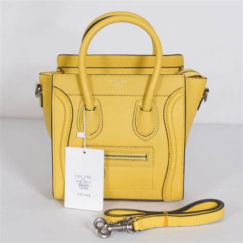 celine bag yellow black|where to purchase celine bags.